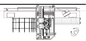 8 도구 매거진 시스템 6 - 사이드 CNC 지루하 센터 9 kw ATC 축