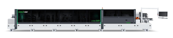 S600 레이저 시스템 레이저는 밴더를 면취가공하고 에바 접착 시스템을 표현합니다